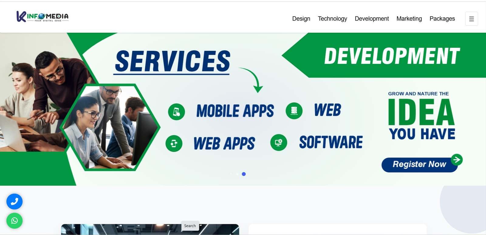 kinfomedia — website preview